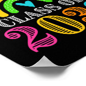 van 2036 Pre-k Afstuderen kleuterschool Kinder mei Poster (Hoek)