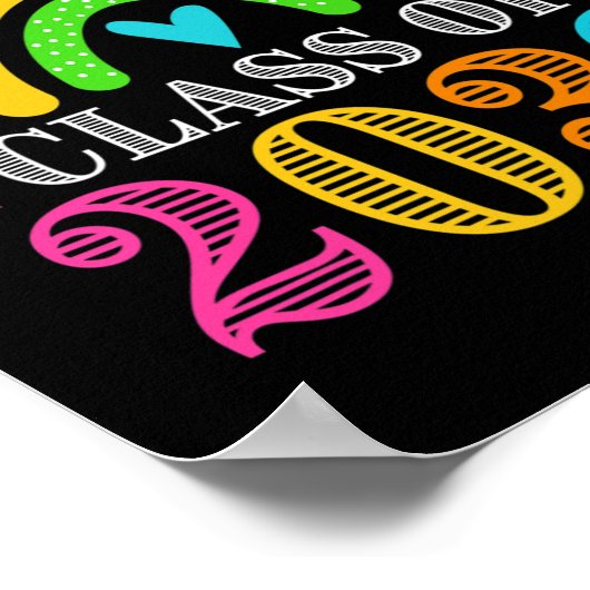 van 2036 Pre-k Afstuderen kleuterschool Kinder mei Poster (Hoek)