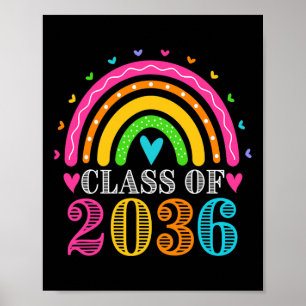 van 2036 Pre-k Afstuderen kleuterschool Kinder mei Poster