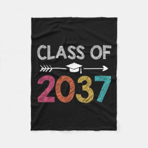 van 2037 EST 2024 groeien met ME Handprints K tot  Fleece Deken