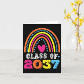 Van 2037 Kleuterschool Pre-k Grow With Me Afstuder Kaart (Gele Bloem)