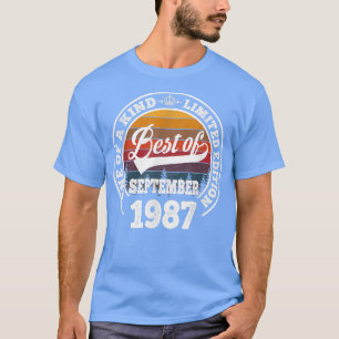 van 35 september 1987 tot 35e verjaardag van het c t-shirt