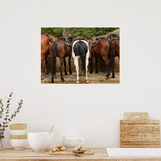 Van achteren poster (Keuken)