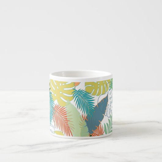 Van Achtergrond pixDezines rainforest/DIY kleur Espresso Kop (Voorkant)