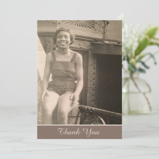  van Afrika Bedankkaart (Staand voorkant)