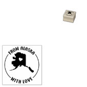 Van Alaska met liefde Rubberstempel (Gestempeld)