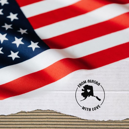 Van Alaska met liefde Rubberstempel