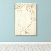 Van Albany tot Newborough 26 Canvas Afdruk (Insitu (Houten vloer))
