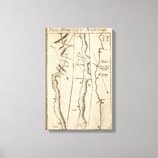 Van Albany tot Newborough 29 Canvas Afdruk (Voorkant)