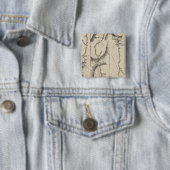 Van Albany tot Newborough 33 Vierkante Button 5,1 Cm (In situ)