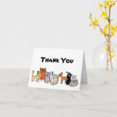 Van alle blanco binnen groep bedankt opmerking kaart (Gele Bloem)