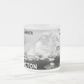 Van alle brandbergen... Mount Rainier Matglas Koffiemok (Center)