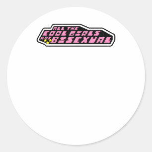 Van alle coole meisjes is de tweevoudige Sticker