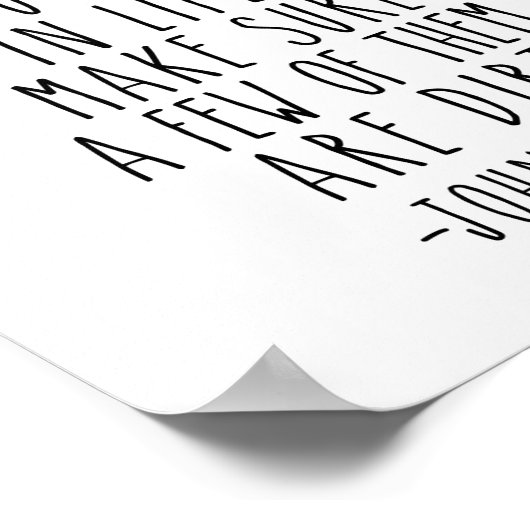 Van alle paden die je in het leven neemt, John Mui Poster (Hoek)