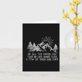 Van alle paden die je neemt in het leven en wandel kaart (Gele Bloem)