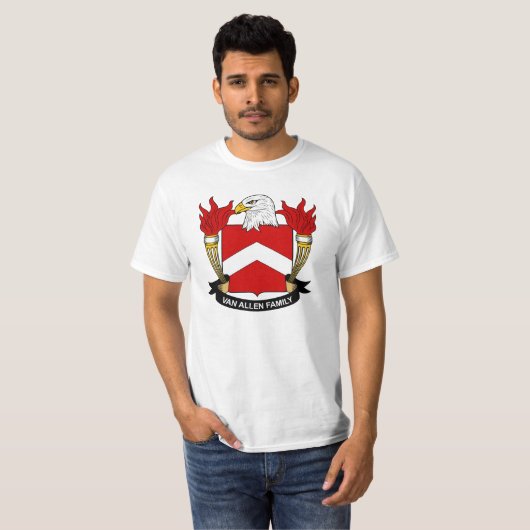 Van Allen Family Crest T-shirt (Voorkant volledig)