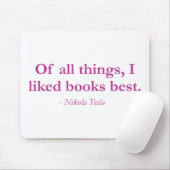 Van alles vond ik boeken het best muismat (Met muis)