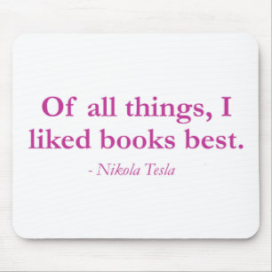 Van alles vond ik boeken het best muismat