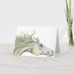 Van Alma (Paard) het Wenskaart Kaart