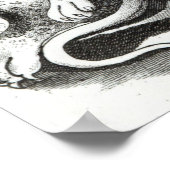 Van Amburgh de Brute Tamer, 1838 Poster (Hoek)