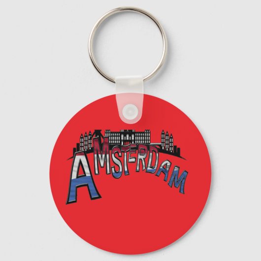 Van Amsterdam met liefde. Sleutelhanger (Voorkant)