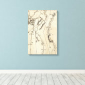 Van Annapolis tot Bowlinggreen Ordy 70 Canvas Afdruk (Insitu (Houten vloer))