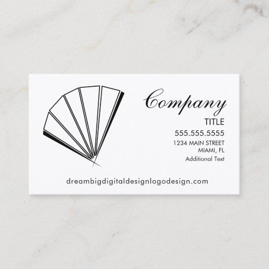 Van Asian Logo Visitekaartje (Voorkant)