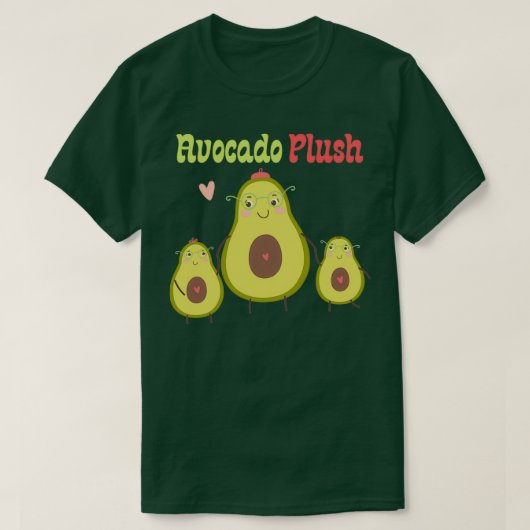van Avocado Plush T-shirt (Design voorkant)