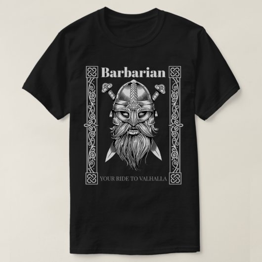 van Barbarian Viking T-shirt (Design voorkant)