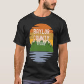 Van Baylor County Texas  Sunset T-shirt (Voorkant)