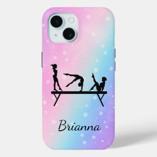 Van Beam naar Telefoon Gepersonaliseerde Gymnastie iPhone 15 Case