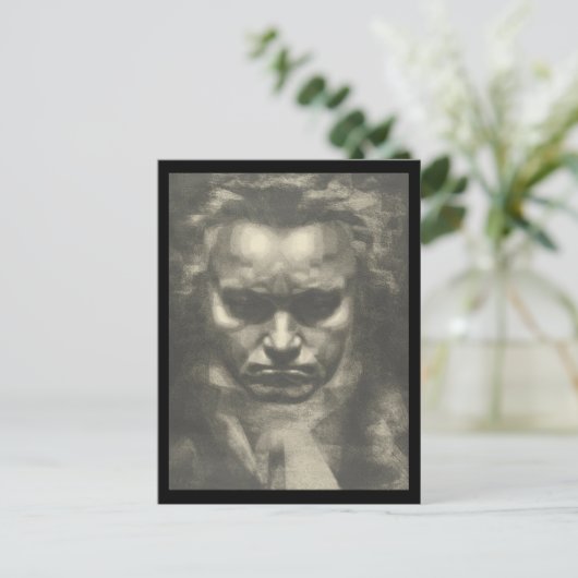 Van Beethoven portret Briefkaart (Staand voorkant)