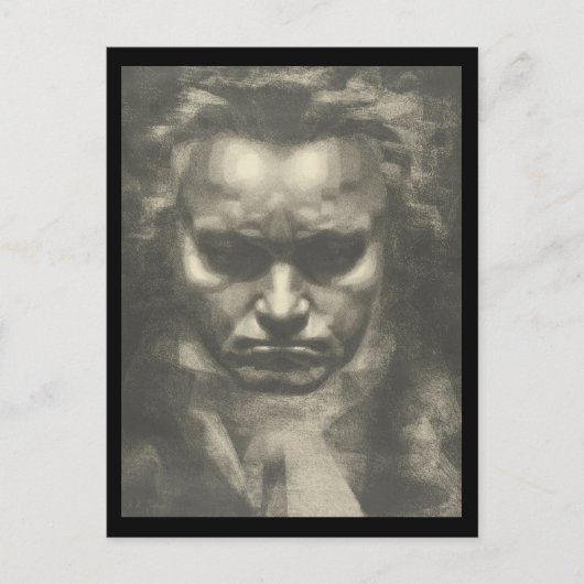 Van Beethoven portret Briefkaart (Voorkant)