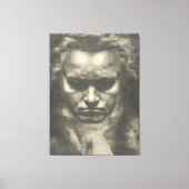 Van Beethoven portret Canvas Afdruk (Voorkant)
