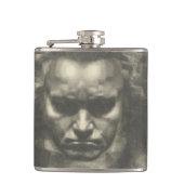 Van Beethoven portret Heupfles (Voorkant)