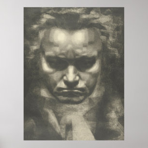 Van Beethoven portret Poster