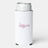 Van bende tot boekenclub - Funny Slim Koelbox Seltzer Blikjeskoeler (Seltzer Achterkant)