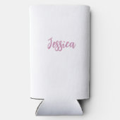 Van bende tot boekenclub - Funny Slim Koelbox Seltzer Blikjeskoeler (Achterkant)