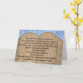 Van "bevel Tien" het Wenskaart Kaart (Gele Bloem)