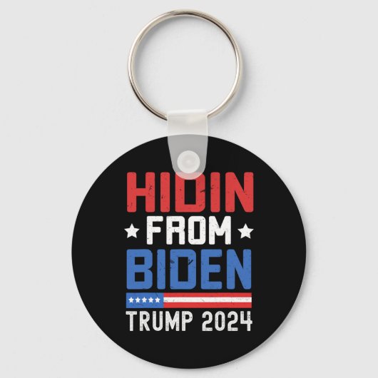 Van Biden Kinder Mannen Trump 2024 Funny Anti Joe  Sleutelhanger (Voorkant)