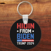 Van Biden Kinder Mannen Trump 2024 Funny Anti Joe  Sleutelhanger (Voorkant)