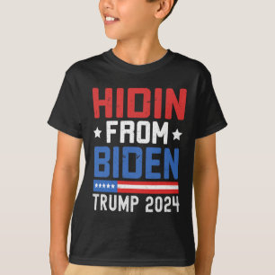 Van Biden Kinder Mannen Trump 2024 Funny Anti Joe  T-shirt