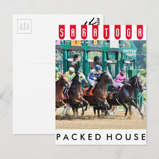 Van bij Saratoga Briefkaart (Voorkant / Achterkant)