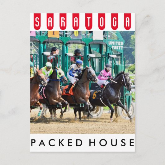 Van bij Saratoga Briefkaart (Voorkant)