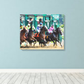 Van bij Saratoga Canvas Afdruk (Insitu (Houten vloer))