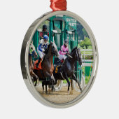 Van bij Saratoga Metalen Ornament (Rechts)