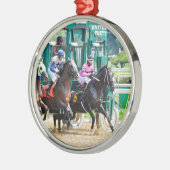 Van bij Saratoga Metalen Ornament (Links)