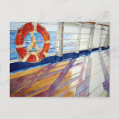 Van binnen naar zonsondergang briefkaart (Voorkant)