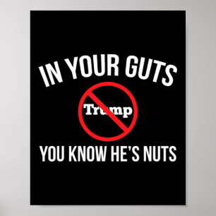 Van Binnen Uit Weet Je Dat Hij Knettergek Is Stop Poster