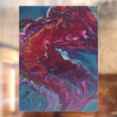 Van binnenuit - een vloeibare acryl schilderij rep raamsticker (Vel 2)